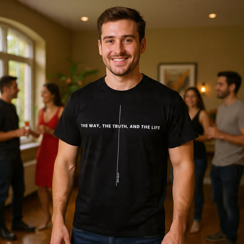 The Way The Truth And The Life T-shirt | Minimal Christian Scripture Tee