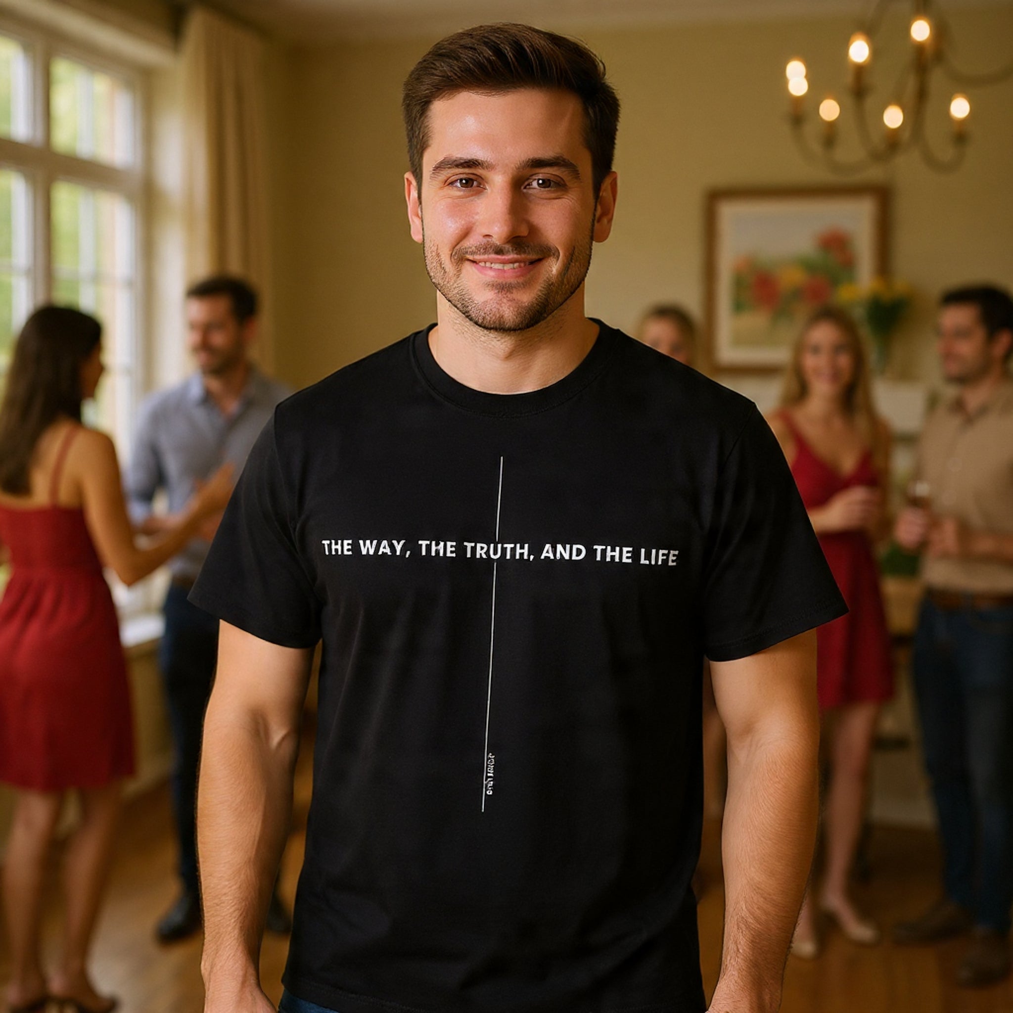 The Way The Truth And The Life T-shirt | Minimal Christian Scripture Tee