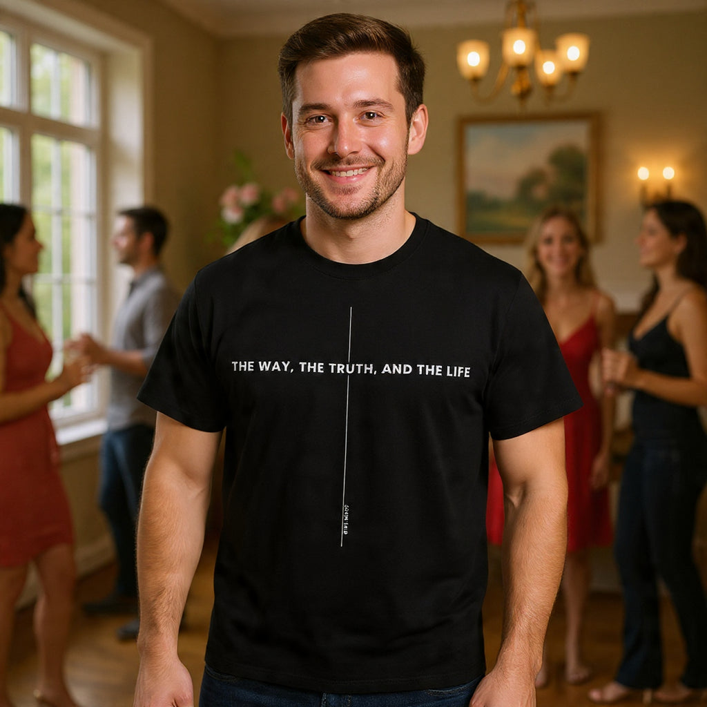 The Way The Truth And The Life T-shirt | Minimal Christian Scripture Tee