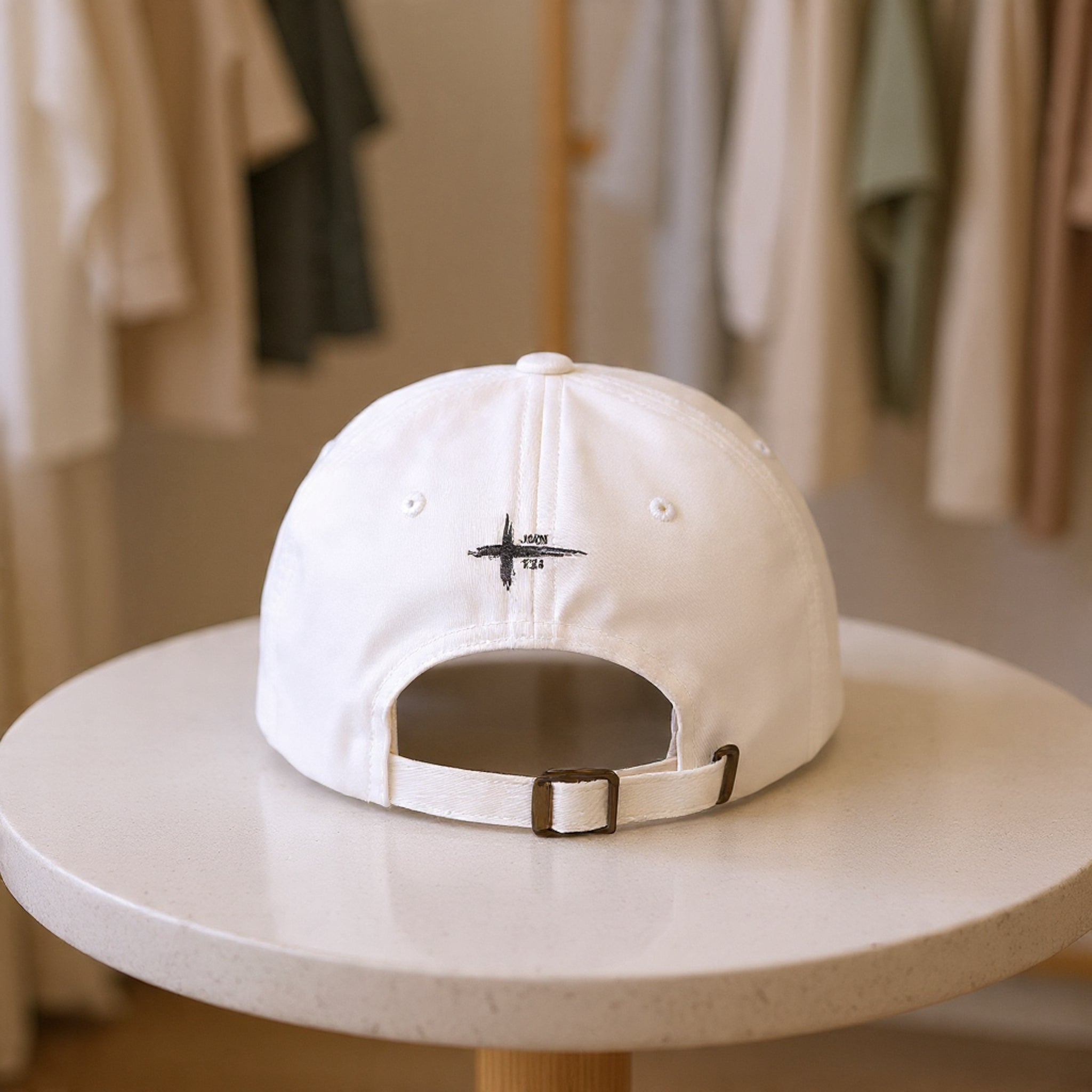 Embroidered Christian & Tattooed Dad Cap — Faith-Based Baseball Hat with John 7:24 Message