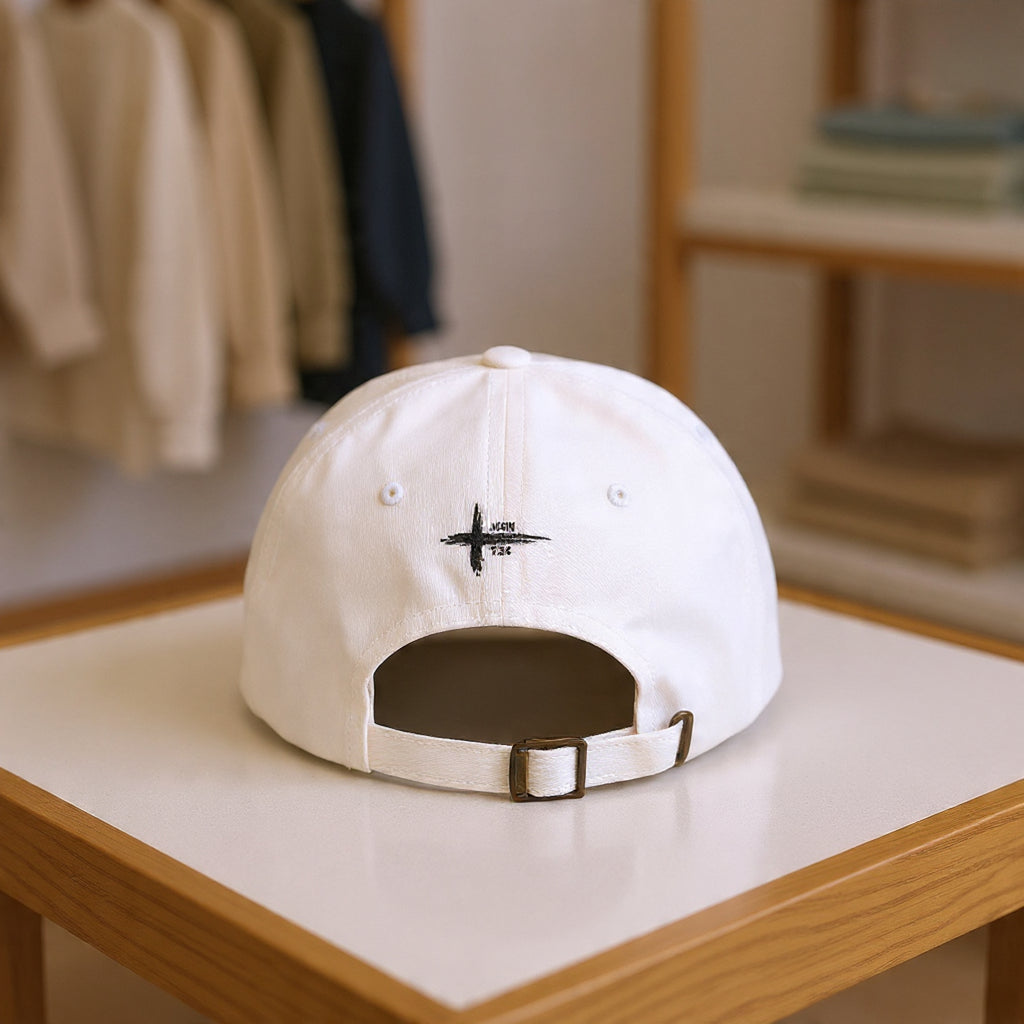 Embroidered Christian & Tattooed Dad Cap — Faith-Based Baseball Hat with John 7:24 Message