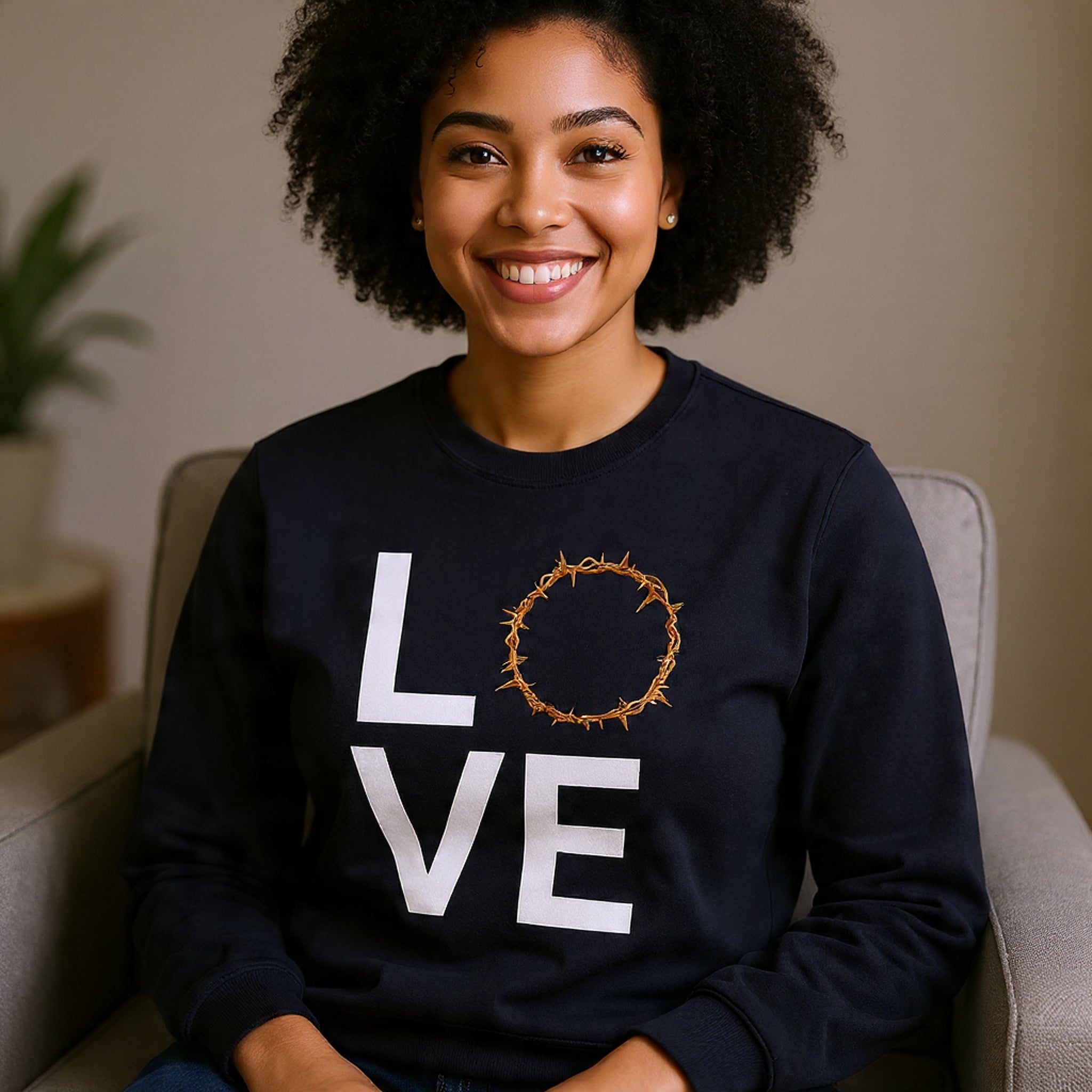 Love Crown of Thorns Long Sleeve Tee