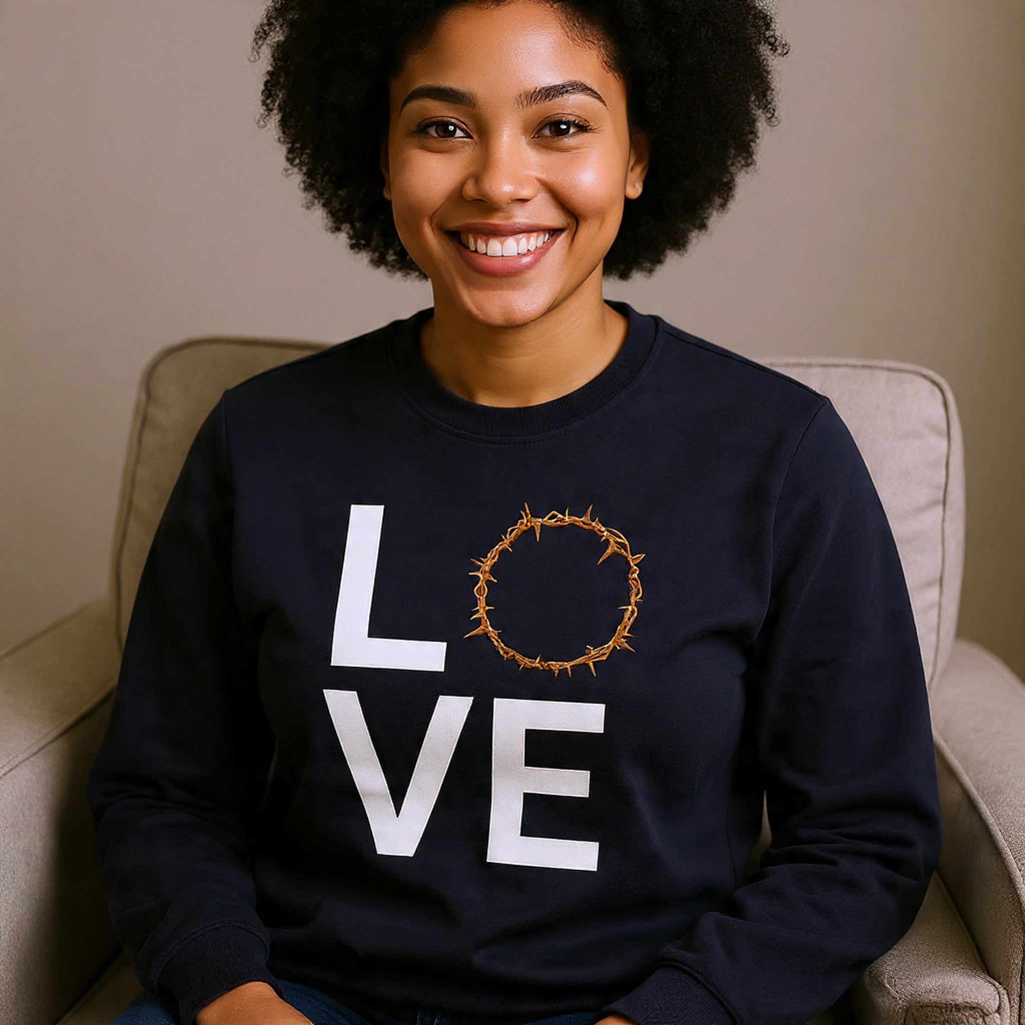 Love Crown of Thorns Long Sleeve Tee