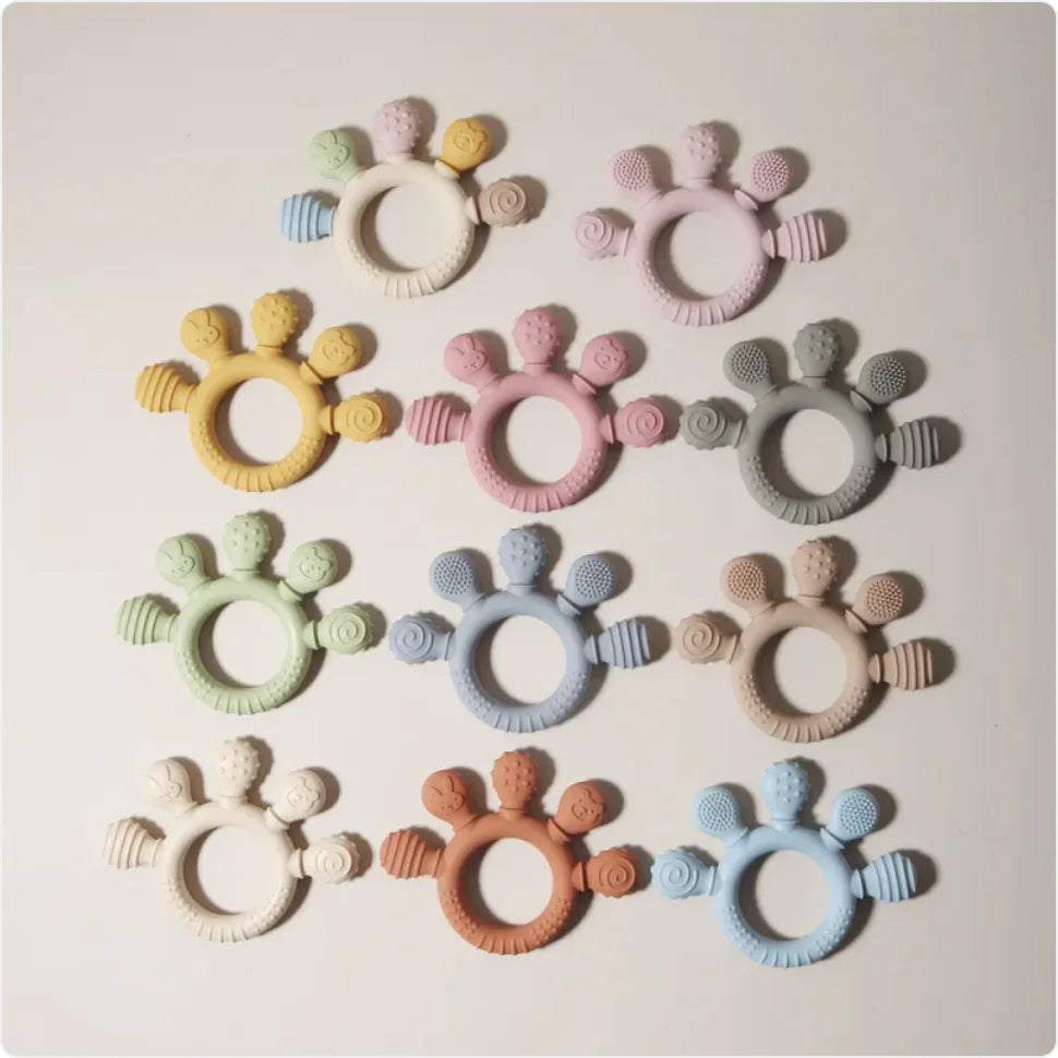 Silicone Baby Hand Teether